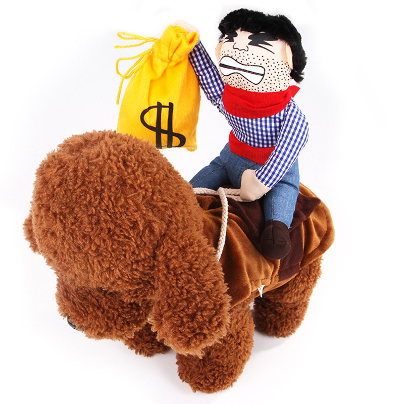 Pet Dog Funny Clothes Dogs Cosplay Costume Halloween Christmas Comical Outfits With Wig Set Pet Cat Dog Festival Party Clothing