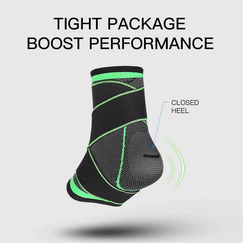 Outdoor Mens and Womens Sports Running Basketball Mountaineering Protective Equipment Knitted Compression Ankle Protection Y240913
