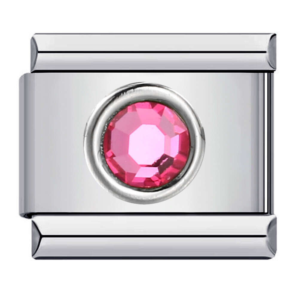 Single Hook Bead Bracelet With Square Elastic Splicing Titanium Steel Strap Chain Italian Charm Links Stainless Steel Fit 9mm Bracelet Jewelry DIY Mak