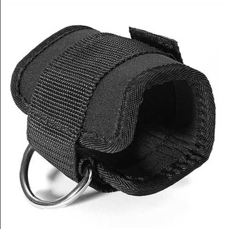 1Pc Fitness Adjustable D-Ring Ankle Straps Foot Support Ankle Protector Gym Leg Pulley With Buckle Sports Feet Guard Y240913