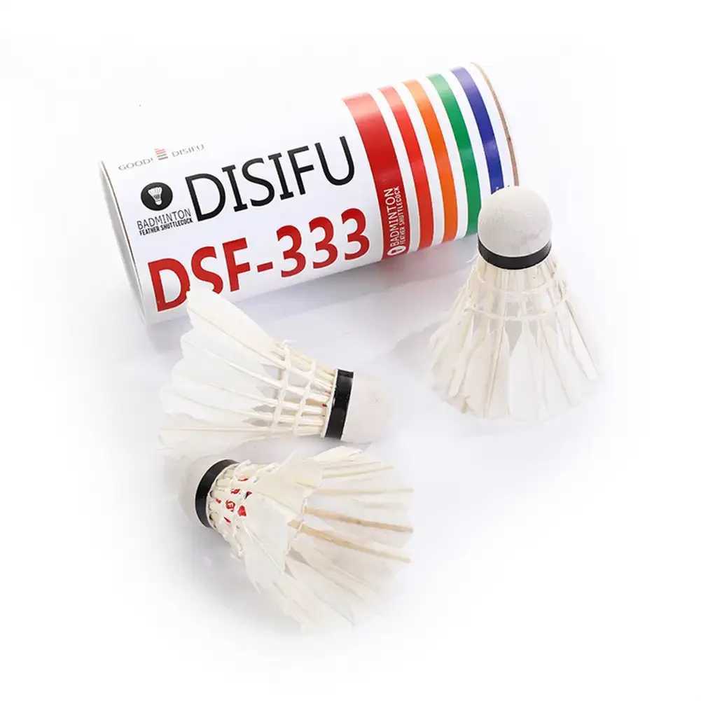 3/6Pcs High Quality Badminton Hard Ball Head Duck Feather Badminton Shuttlecock Badminton Ball Y240912