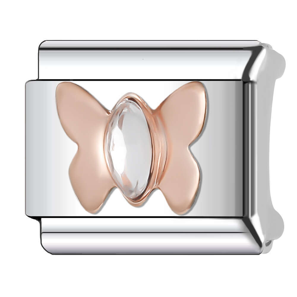 New Women's Gift Cute animals whales dolphins Bead Italian Charms Links Bangle Beads Fit 9mm Stainless Steel Bracelet Making DIY For Women Fashio