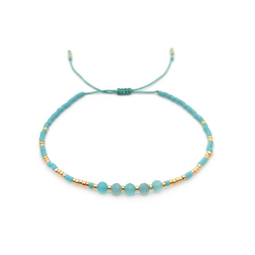 HERLOOK 2023 Miyuki Delica Bead Bracelet Natural Stone Dainty Bracelet Boho Jewelry Womens String Pulseras Mujer W240913