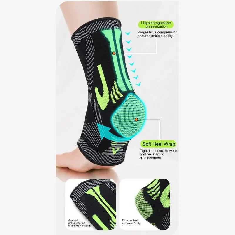Compression Sleeve For Ankle Breathable Knitted Sleeve Ankle Protector Elastic Ankle Wraps Support For Martial Arts Kickboxing G Y240913