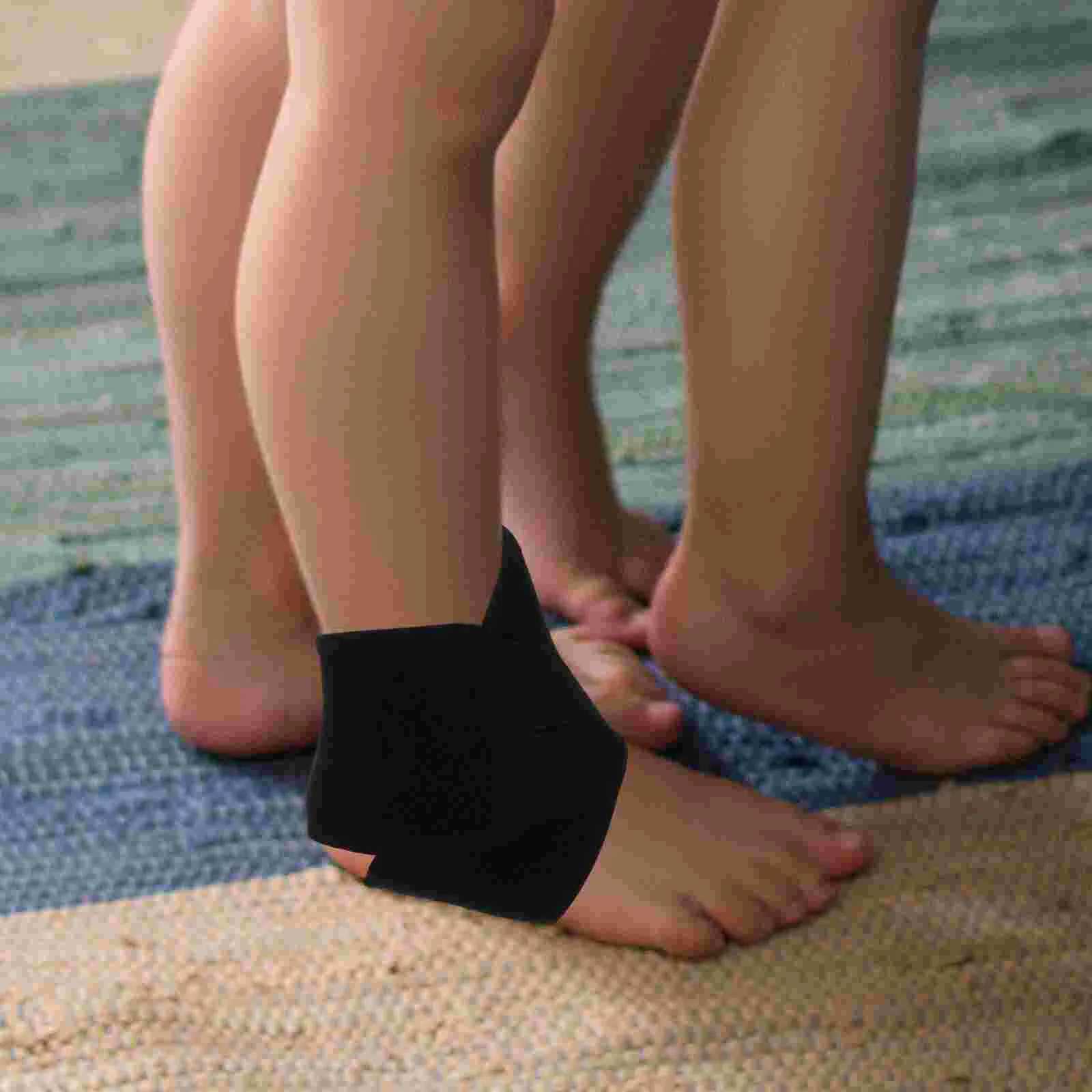 2 Pcs Childrens Ankle and Foot Braces Knee Kids Youth Sleeve Sport Pads Support Soccer Ok Cloth Spandex Soft Protectors for Y240913