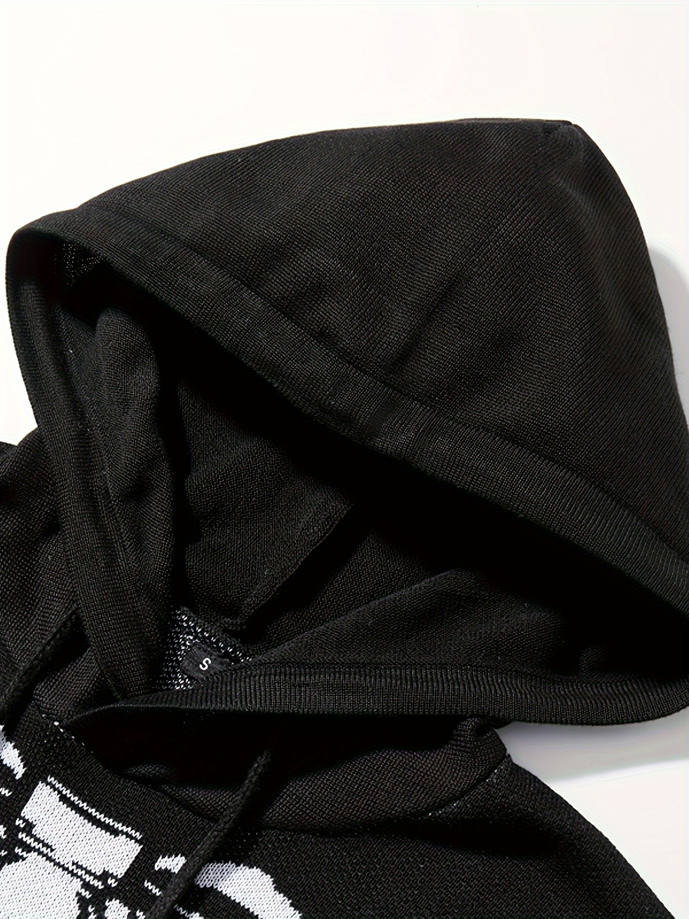 Men's Trendy Skull Print Hoodie - Soft, Cozy Streetwear with Relaxed Fit & Long Sleeves for Fall/Winter | Halloween & Hip-Hop Inspired