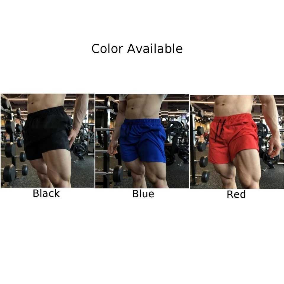 Men Drawstring Breathable Sports Outdoor Running Casual Fitness Yoga Gym Shorts Yoga Simple Loose Solid Pocket Mens Shorts M240912