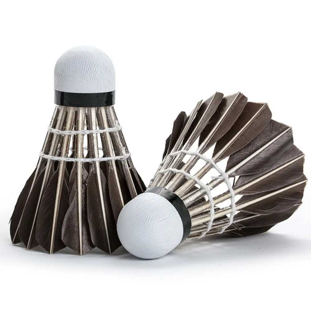 Professional Black Goose Feather Badminton Durable Badminton Shuttlecock Badminton Accessories Sports Entertainment Supplies Y240912