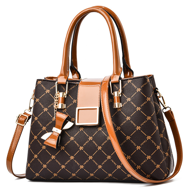 Women's Bag 2024 New Fashionable Printed Women's Handbag Large Capacity Colored Single Shoulder Crossbody Bag Trendy