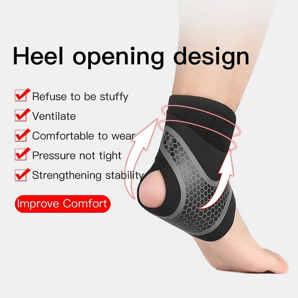 1 Pcs Sports Ankle Support Bandage Ankle Brace Nylon Ankle Compression Support Gym Fitness Basketball Football Running Y240914