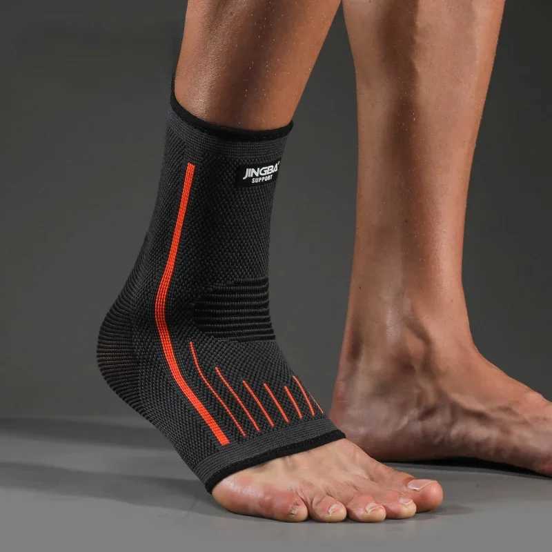 3D Compression Nylon Strap Belt Ankle Protector Football Ankle Support Basketball Ankle Brace Protective Outdoor Gym Socks Y240914
