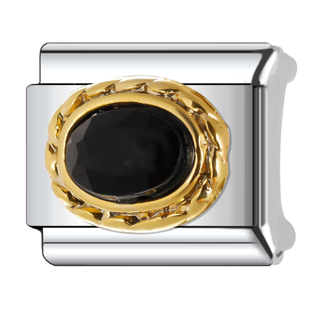 2024 Women's Gift Fit 9mm Stainless Steel Italian Charms Bracelet Links Beads DIY Hand Decoration Italian Style Classic Pattern Bracelet Accessor