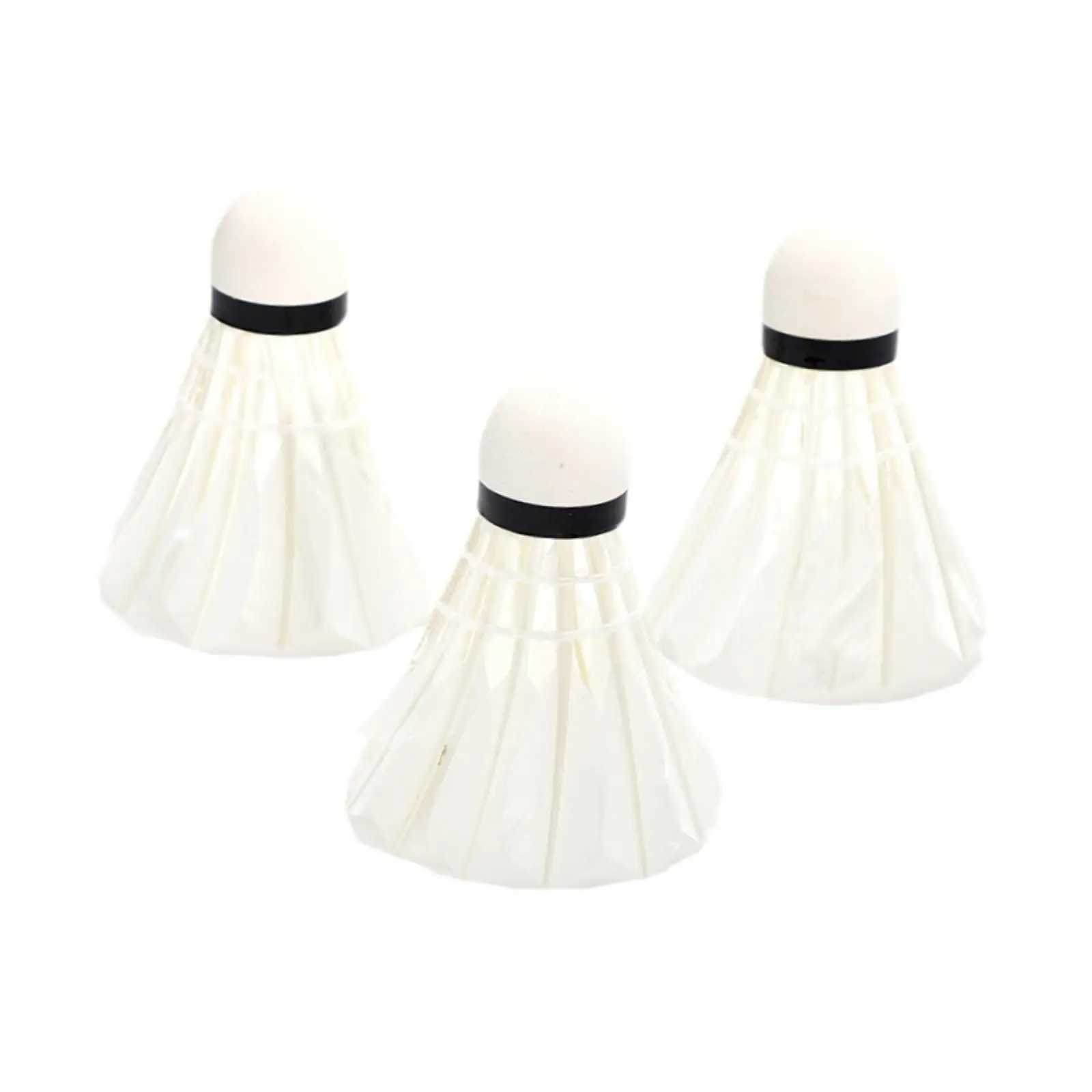 Badminton Shuttlecocks Stability High Speed Durability Training Aid Training Balls for Training Outdoor Beginner Sports Exercise Y240912