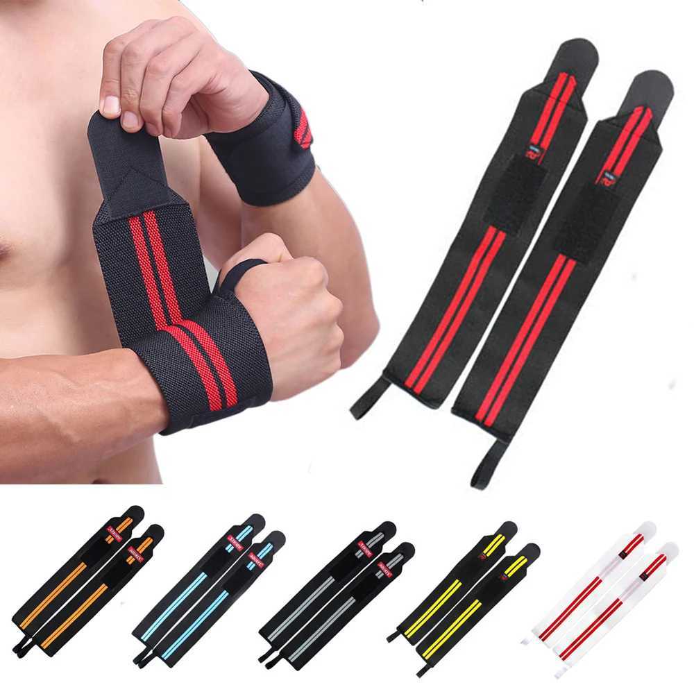 Wrist Support 1PCS Wristband Wrist Support Weight Lifting Gym Training Elastic Breathable Wrist Support Brace Strap Wrap Crossfit Powerlifting z240913