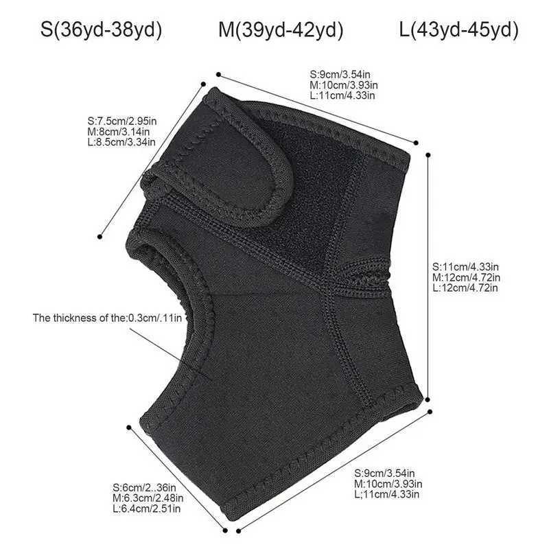 Unisex Adjustable Ankle Brace Support Elastic High Protect Safety Running Basketball Ankle Brace Guard Sprain Heel Pain Relief Y240913