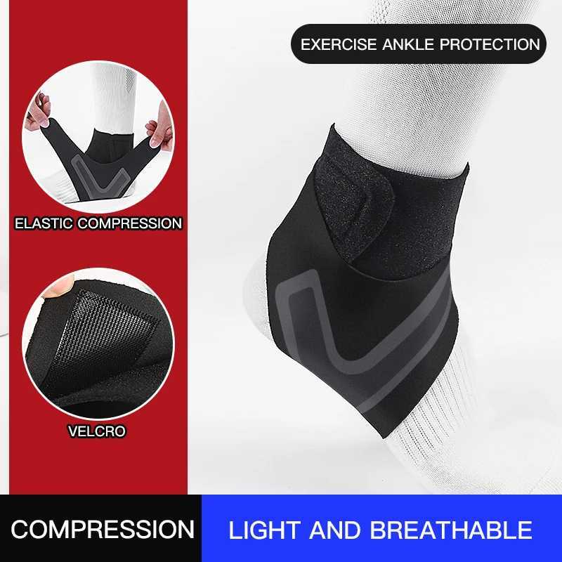 Ankle Support Elastic Breathable Sport Ankle Brace Tobillera Fitness Adjustable Compression Ankle Protectors Football Y240913