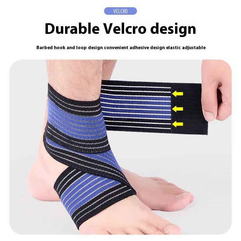 Ankle protection sprain protection football thin elastic bandage fixation ankle protection for men and women in sports Y240913