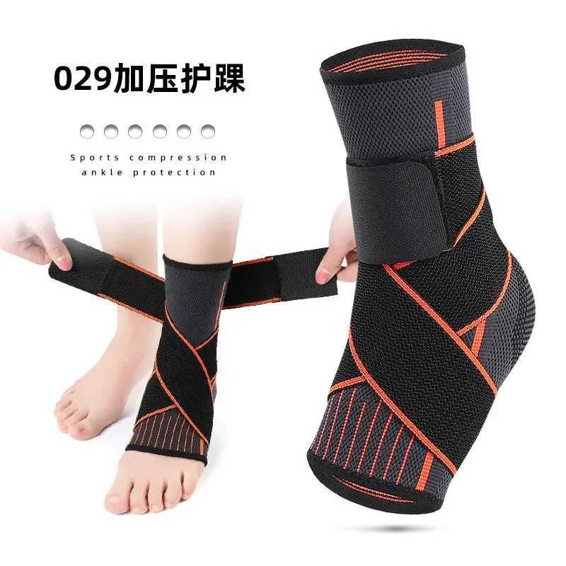 1PC Ankle Protector Compression Bandage Sport Anklet Support Brace Exercise Ankle Straps Elastic Belt Fitness Gym Accessories Y240913