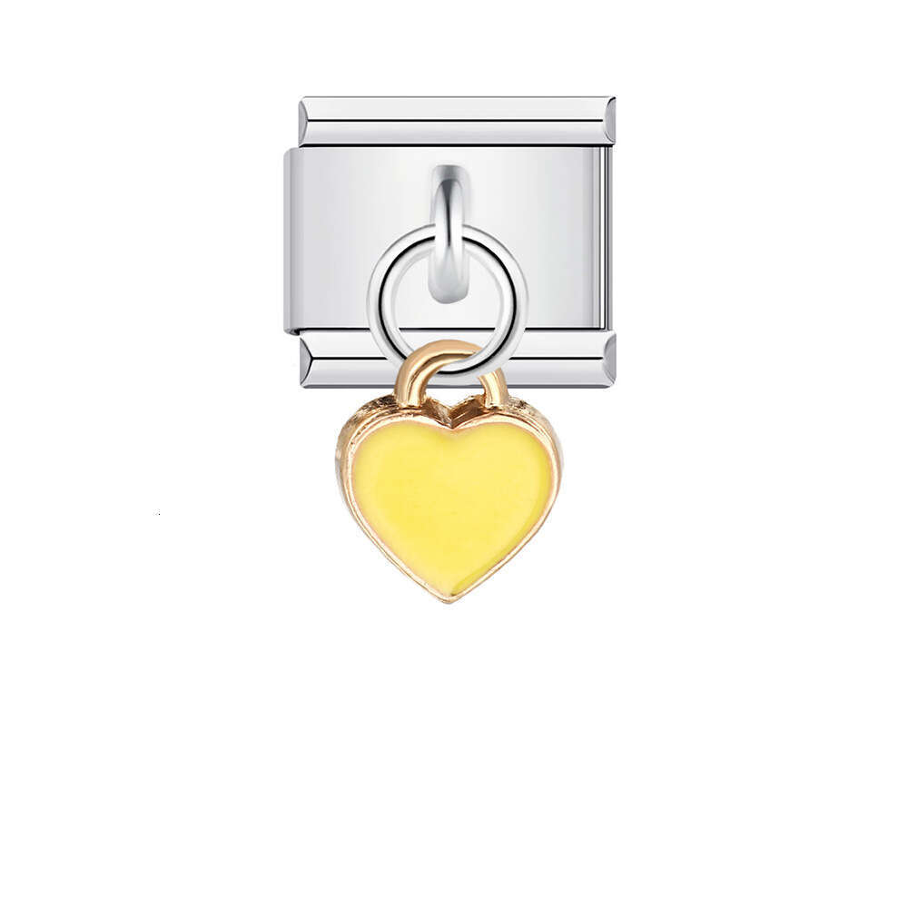 Charm Pendant Bead Bracelet Single Shell Pearl Titanium Steel Strap Chain Italian Charms Italian Charm Links Fit 9Mm Bracelet Jewelry DIY Making Gifts