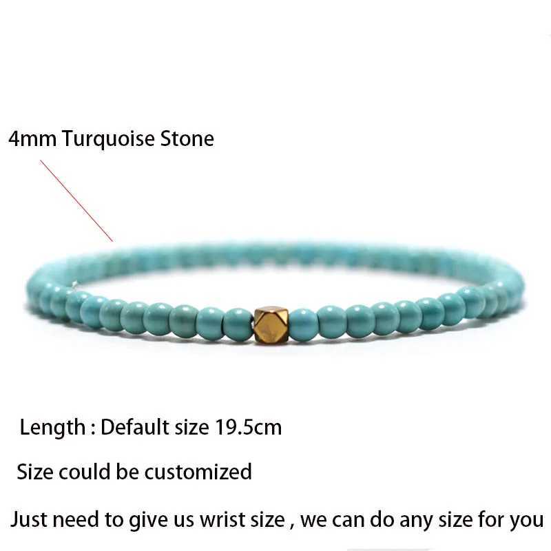 4mm Small Seed Bead Bracelet Natural Weathered Stone Agate Wood Bracelet Mens Yoga Bra Meditation Jewelry Gift Pulsera W240913