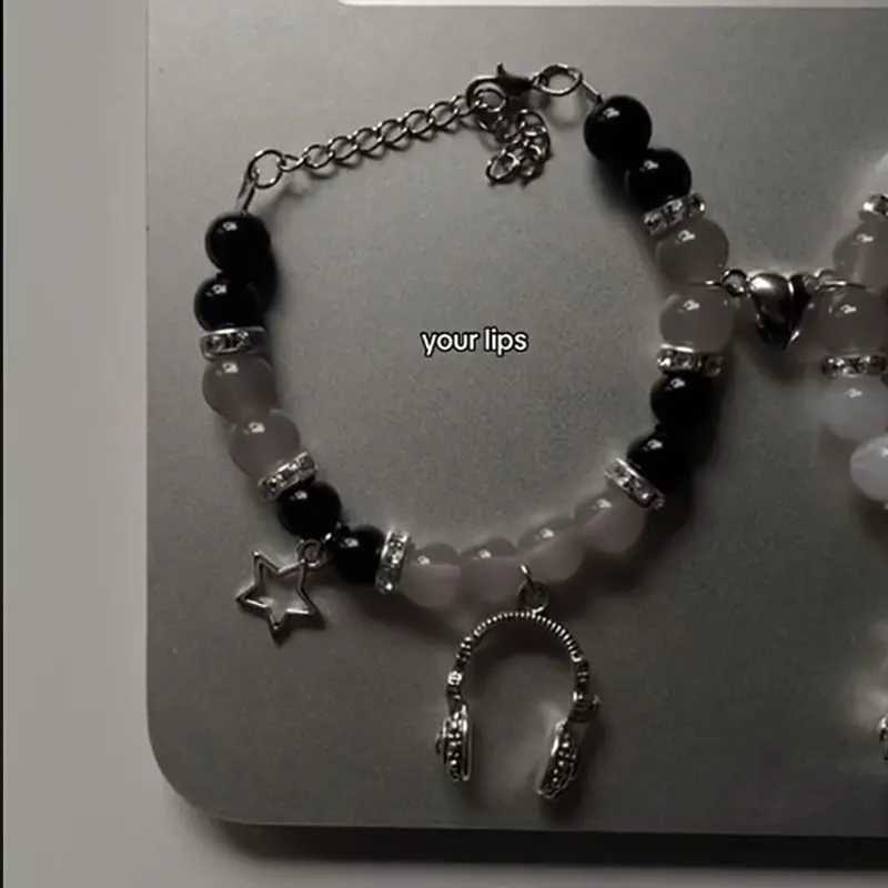 Post sex cigarette bead matching bracelet Y2K CAS inspired jewelry W240913