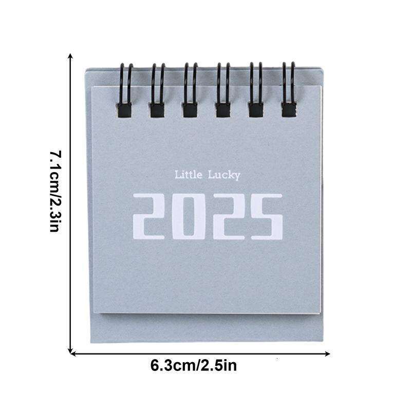 Standing Calendar Desktop Calendar 2025 Small Desktop Decoration Memo Pad Calendar Standing Calendar For Home School Ab0