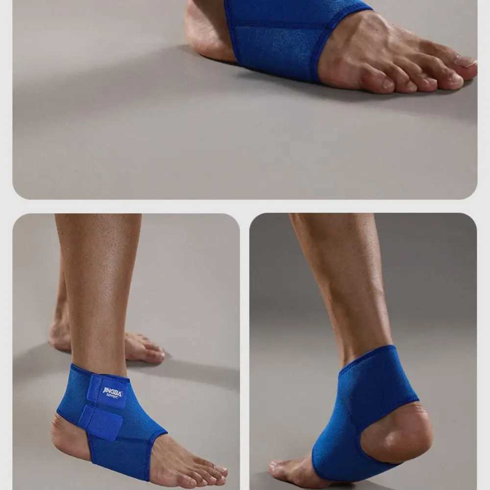 New Neoprene Ankle Support Elastic Adjustable Ankle Compression Support Black Blue Grey Beige Ankle Brace Unisex Y240913