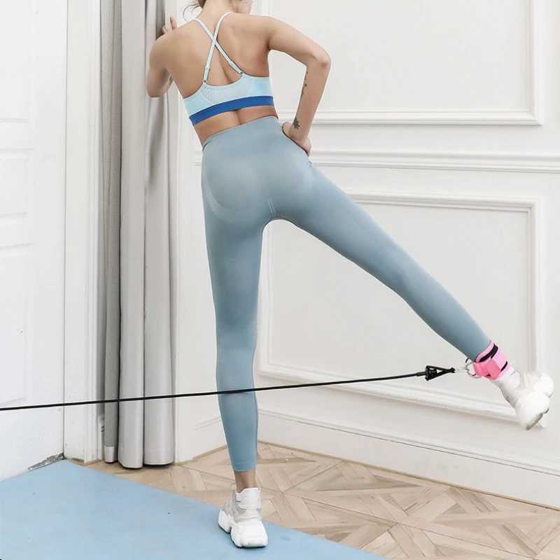 Cable Ankle Straps Double D-Ring Ankle Cuffs For Gym Workouts Glutes Legs Strength Training Brace Support Sport Safety Abductors Y240913