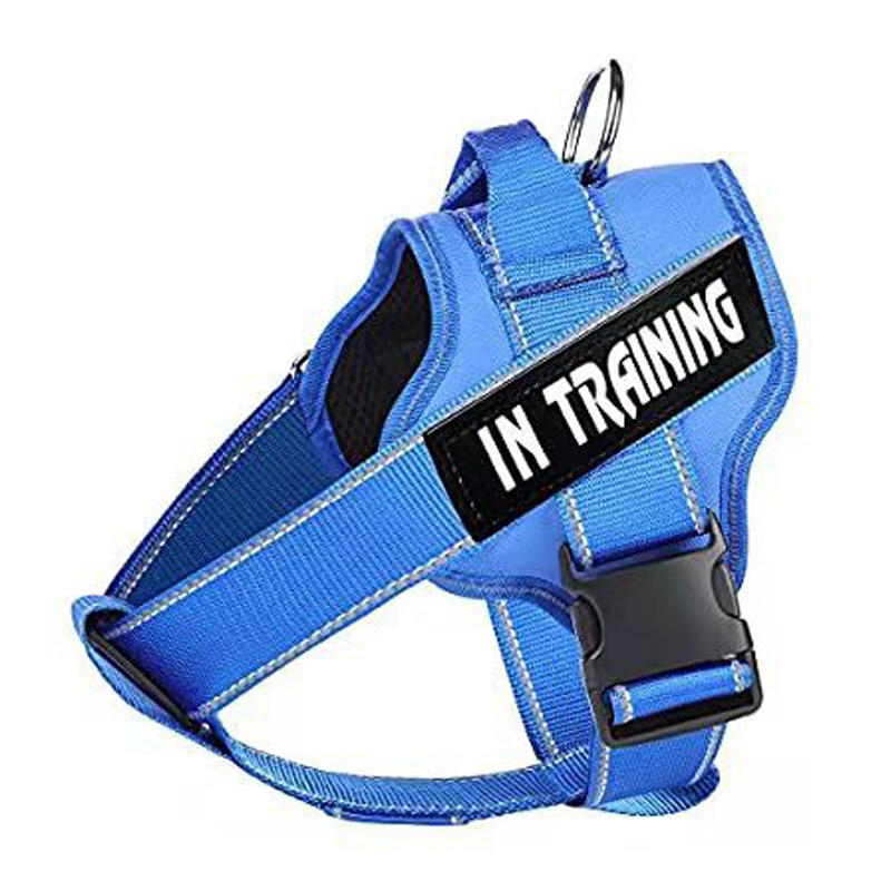Dog Harness Vest Customized Reflective Breathable Adjustable Pet Harness For Dog Pet Outdoor Harness