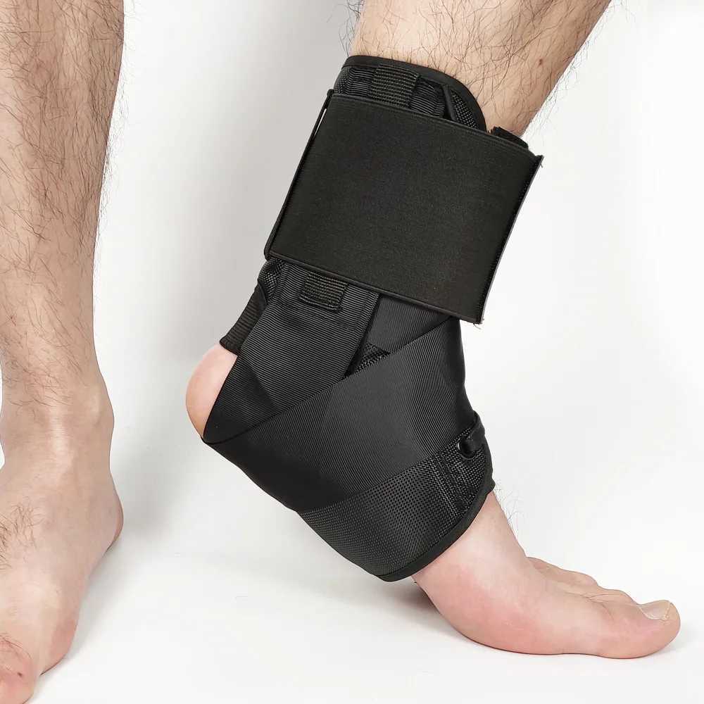 1PC Adult Ankle Volleyball Brace Protective Support Adjustable Sports Foot Straps Orthosis Stabilizer Socks Joint Protector Y240913