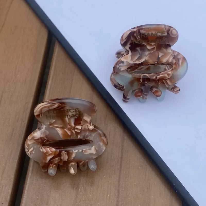 2pcs/set Small Acetate Hair Claw Clip For Women Cute Cherry Hairclip Girls Fruit Hairpin strawberry ponytail clip acesorriesX240912