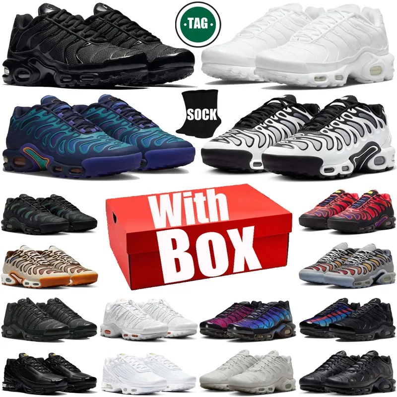 With Box tn plus 3 drift tns designer shoes for tn3 men running sneakers shoe triple white Black Silver mens trainers runners Sports