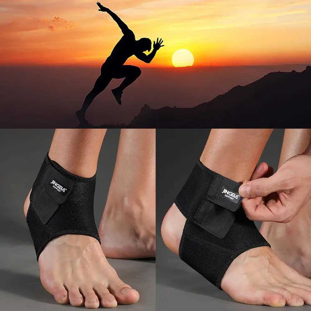 Adjustable Compression Ankle Support Men Women Black Basketball Strong Ankle Breathable Ankle Sports Protection Brace Z0F0 Y240913