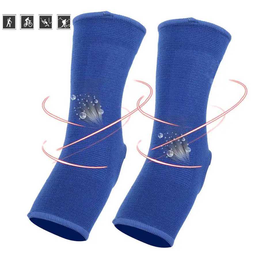 1Pair Elastic Band Sport Ankle Guard Ankle Pad Protective Gear For Sanda Muay Thai BoxingTaekwondo Sports Safety Protective Gear Y240913