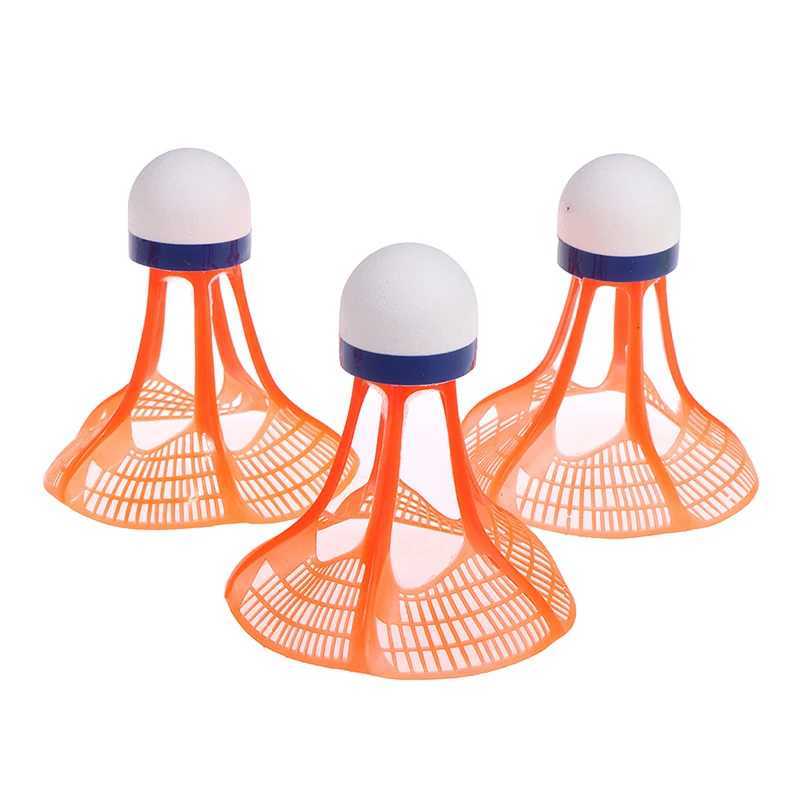 3pcs/Pack New Original Outdoor Badminton Windproof Plastic Ball Nylon Shuttlecock Ball Stable Resistance Y240912