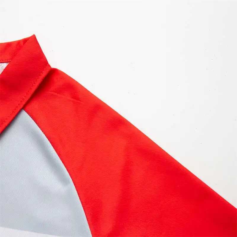 High quality mens polo shirt 2023 new long sleeved T-shirt casual business button top T-shirt mens summer clothing W240913