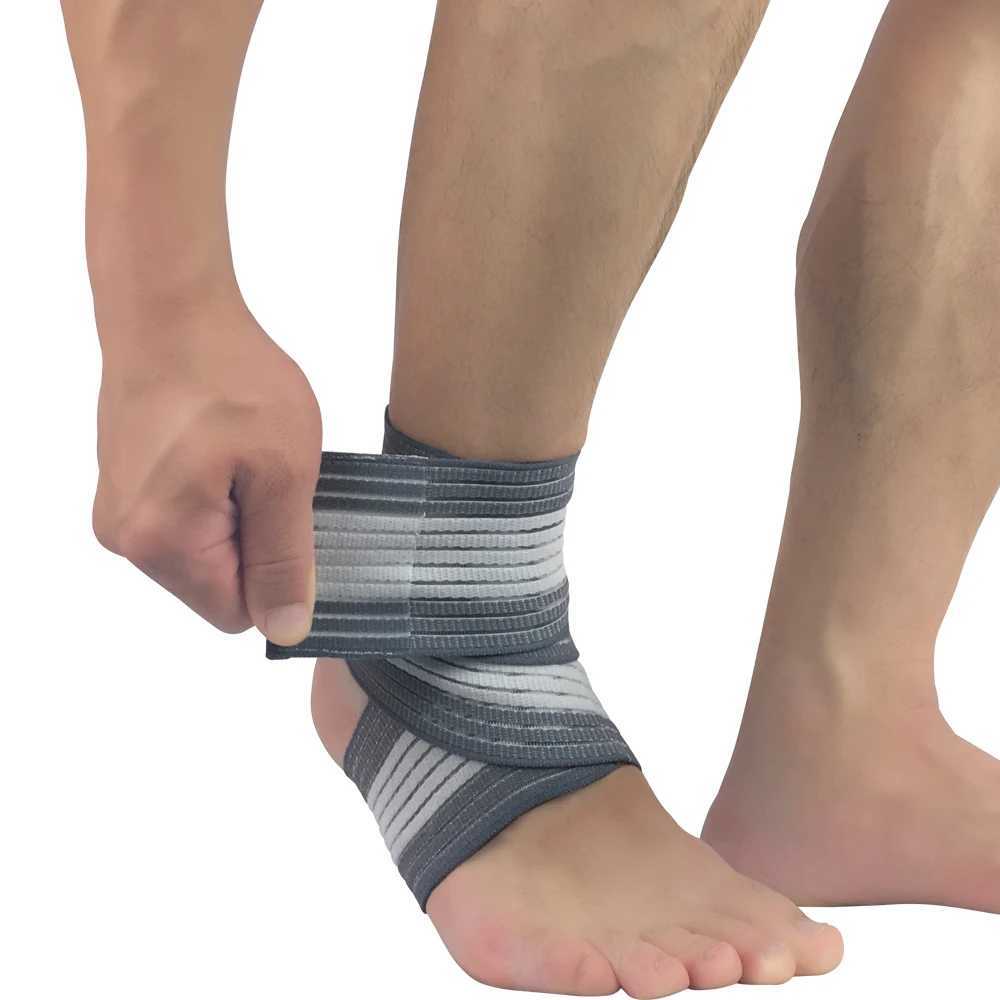 1 PC Sports wrap bandage Ankle Strain Elastic Ankle Support Brace Guard Protector Running compression straps Gym Foot Wraps 2018 Y240913