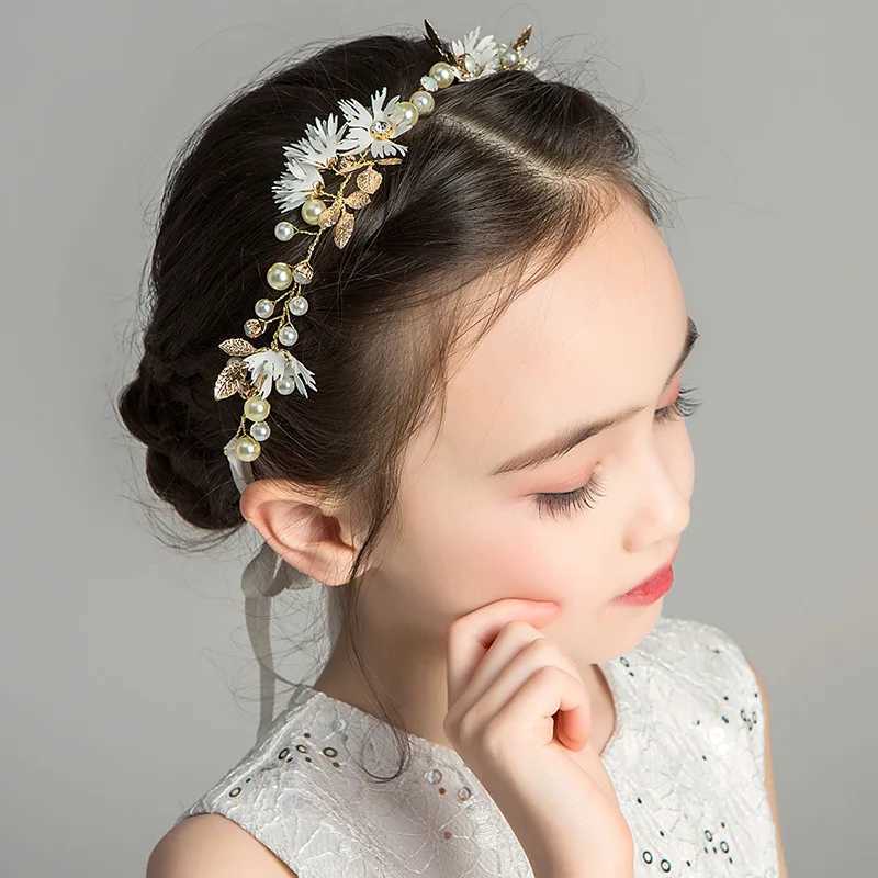 Small Daisies Bridal Headpieces with Ribbon Handmade Simple Wedding Headband Hair Accessories for Wedding Party Headdress MLX240913