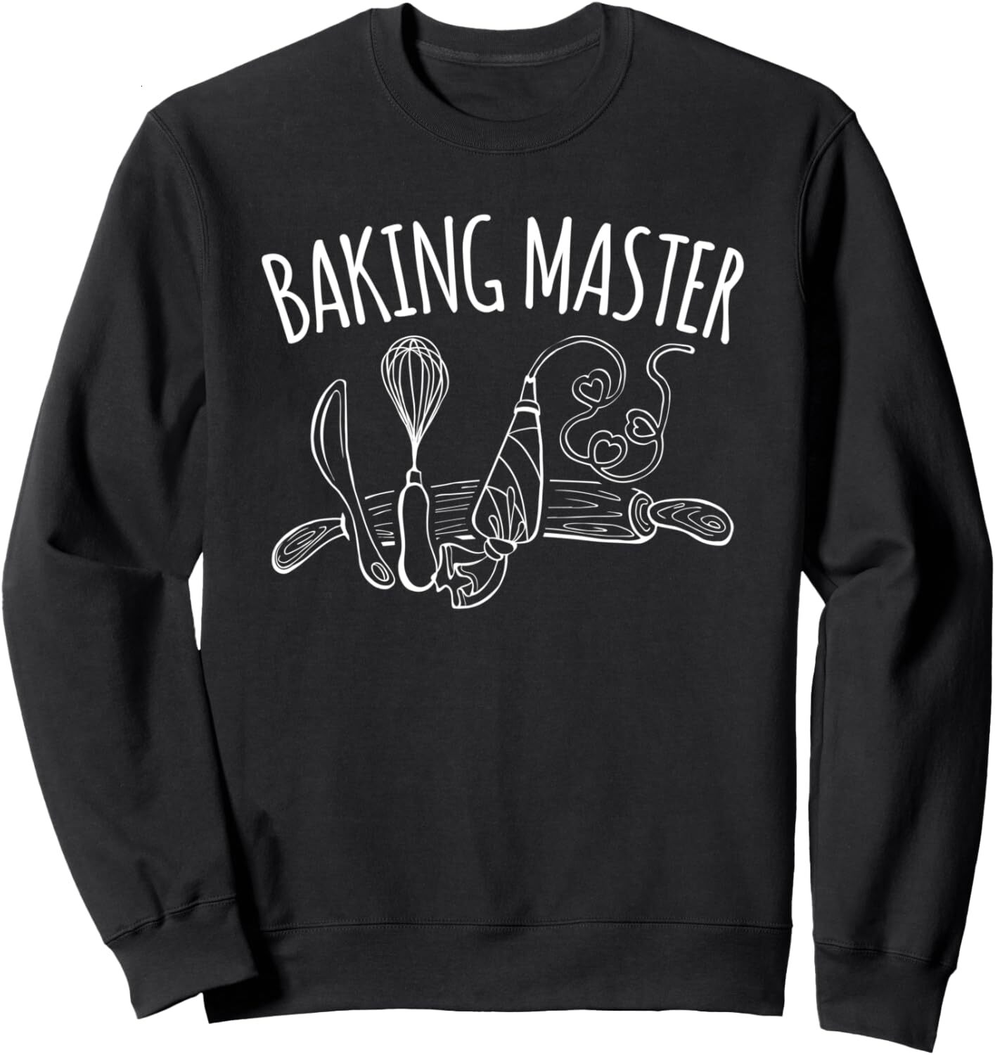 Long Sleeve Shirts for Men sweatshirt Funny Gift Idea For Bakers, Baking Master Gift Sweatshirt Tee Streetwear Casual tops clothes