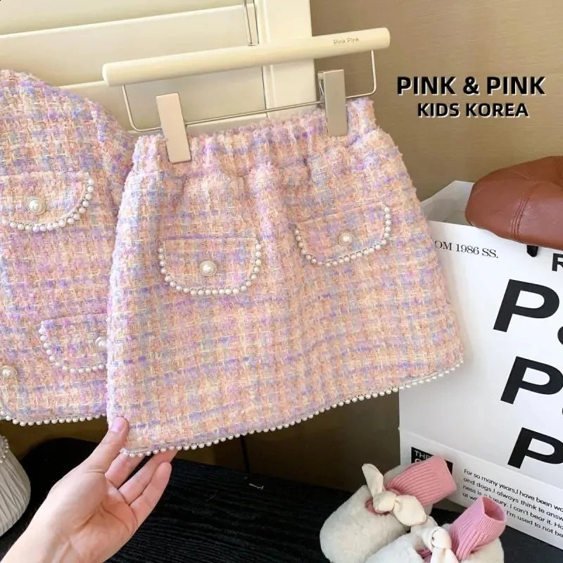 Infant Baby Girl Winter Outfits Sets Toddler Cotton Padded Jackets Coat and Skirts Kids Fall Clothing Set fits 1-4Years 240902