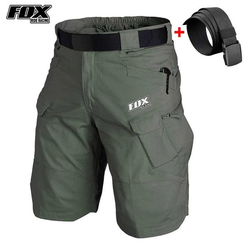 FOX RIDE RACING MTB Bike Shorts Quick drying Mountain Bike Shorts Mens Motorcycle Off road Bike Culotte Pantaloncini Ciclismo Uomo W240913