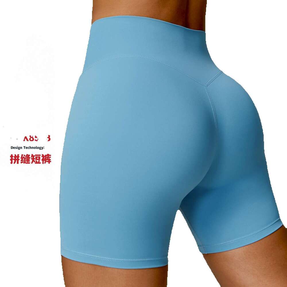 Zechuang Hip Lifting Yoga Shorts High Waist Fitness Pants Womens Cloud Breathable Tight Sports Shorts 8503 Fitness Clothing Women Designer Workout Clo