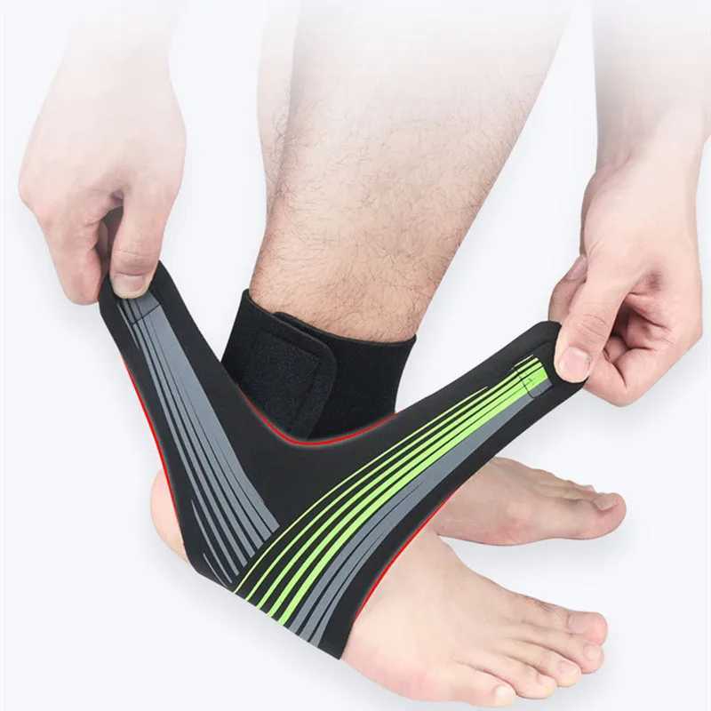 1 Pcs Sports Ankle Support Brace Djustable Anti-Sprain Compression Ankle Guards Tendon Pain Relief Strap Foot Sprain Injury Wrap Y240913