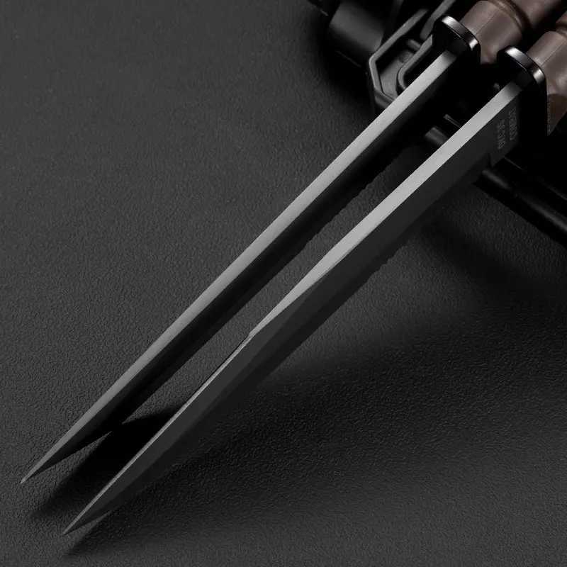 Outdoor camping knife multifunctional portable knife high hardness sharp knife survival knife hunting knifeW250402