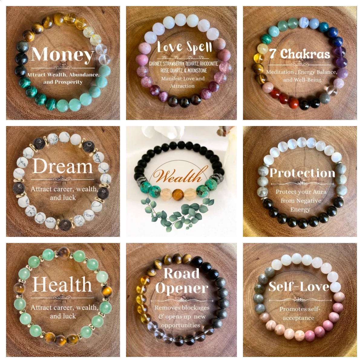 1 Pc Fashion High end Handmade Color Natural Stone Beaded Bracelet Men Women Birthday Party Jewelry Accessories Gifts 240906