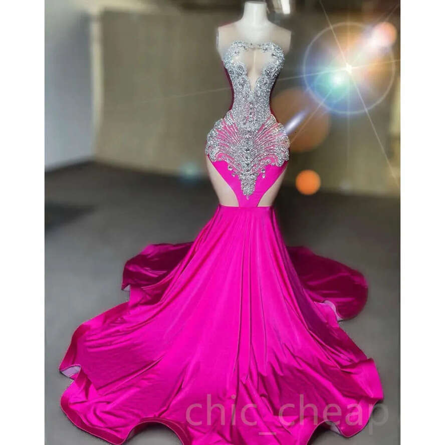 Ebi Aso Arabic Mermaid Fuia Prom Dress Sheer Neck Sexy Evening Formal Party Second Reception Birthday Engagement Gowns Dresses Robe De Soiree ZJ Es Es