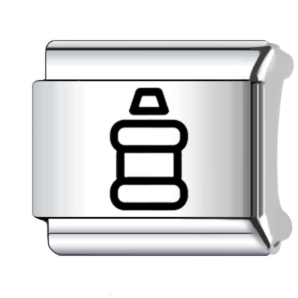 2024 New Women's Gift Cute bead Charms Links Beads Fit 9Mm Stainless Steel Bracelet DIY Making Jewelry Gifts