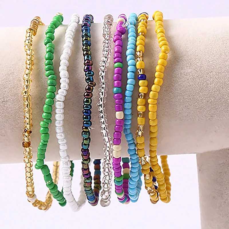17 pieces/set elastic beads bracelet Bohemian stackable bracelet beach bracelet accessories W240913