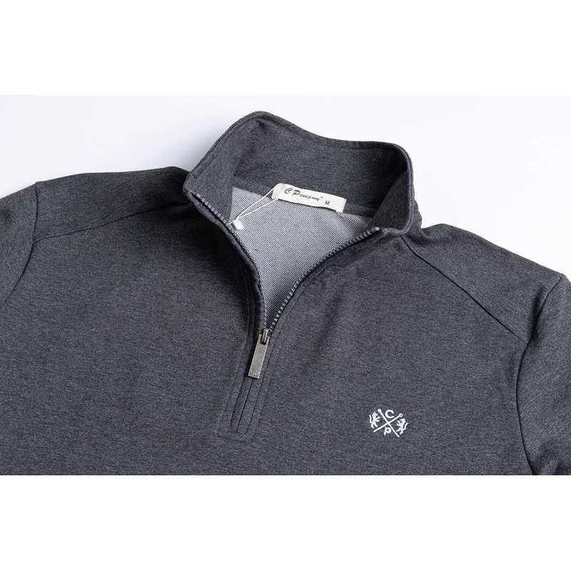 Mens polo shirt 2024 pure cotton mens business casual mens polo shirt autumn long sleeved stand up collar polo shirt Plus size 5XL 6XL W240913