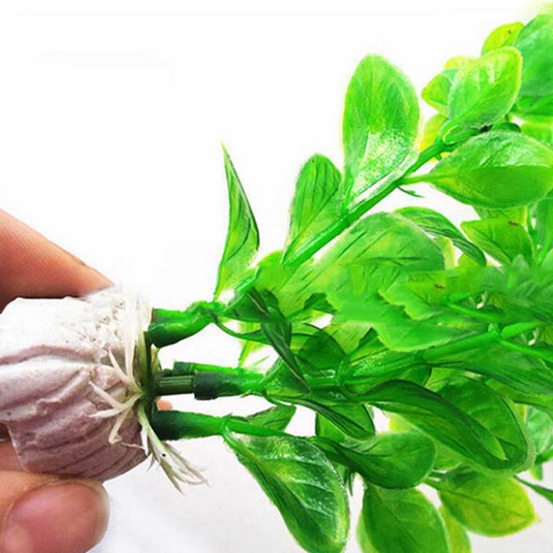Plastic Simulation Water Grass Aquarium Green Water Grass Fish Tank Ornament Decoration Artificial Green Plant Decorative